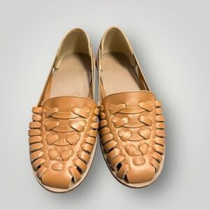 Nisolo Woven Leather Huarache Flat Sandals Sz 7‎